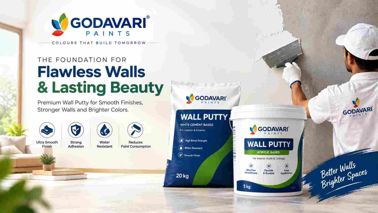 The Ultimate Canvas: Why Premium Wall Putty Solutions Are Essential for Flawless Walls