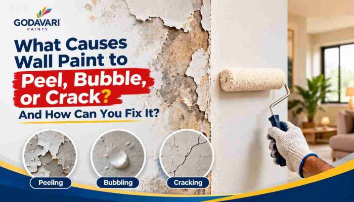What Causes Wall Paint to Peel, Bubble, or Crack, and How Can You Fix It?