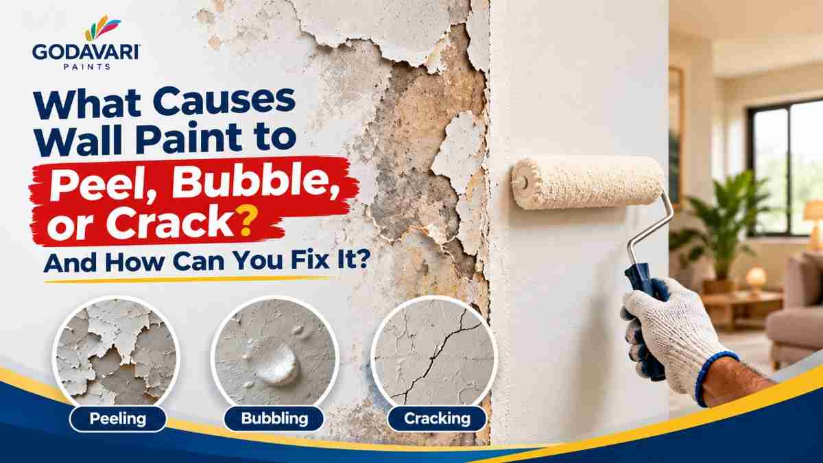 What Causes Wall Paint to Peel, Bubble, or Crack, and How Can You Fix It?