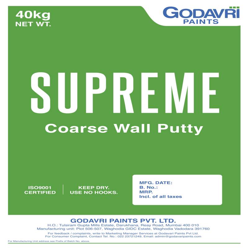 Supreme Coarse Putty Manufacturers in India